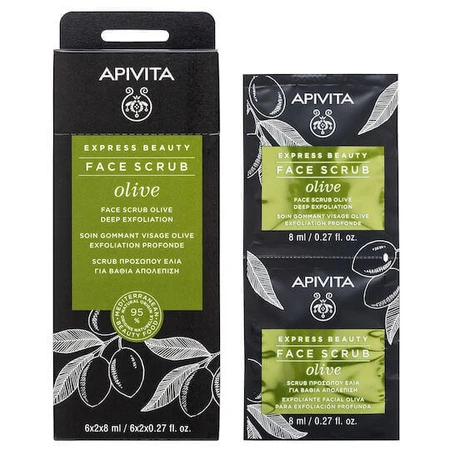 Скраб для обличчя Apivita Express Beauty Оливковий оливковий 16мл: ціни та характеристики