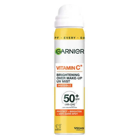 Garnier Vitamin C Brightening Over Make-Up Sunscreen Face Mist SPF50+ 75ml: цены и характеристики