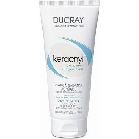 Ducray Keracnyl Гель для обличчя для шкіри, схильної до акне 200 мл: ціни та характеристики