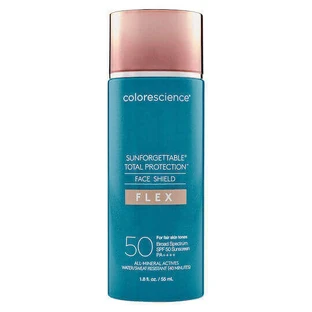 Colorescience Sunforgettable Sunforgettable Total Protection Face Shield Flex Mineral Face Cream Waterproof Sun Protection SPF50 with Pigment Fair 55ml
