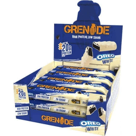 Батончики Grenade Carb Killa High с 18,3% белка и вкусом белого орео 12x60 гр.: цены и характеристики
