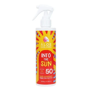 Водостійкий сонцезахисний крем для тіла Aloe Colors Into The Sun SPF50 200 мл