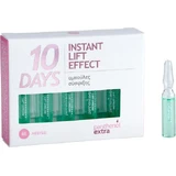 Medisei Panthenol Extra 10 Days Instant Lift Effect Увлажняющая и антивозрастная сыворотка для лица с гиалуроновой кислотой и коллагеном для детоксикации и лифтинга 10x2 мл