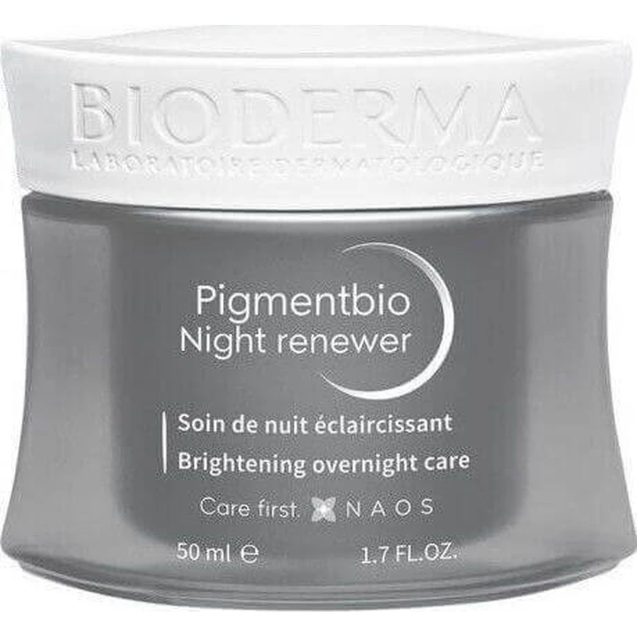 Bioderma Pigmentbio Ночной крем для лица против старения, пигментных пятен и отбеливания с витамином С и пребиотиками 50 мл: цены и характеристики