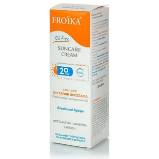 Froika Oil Free Cream Tub Sun Care Face Cream SPF20 50ml