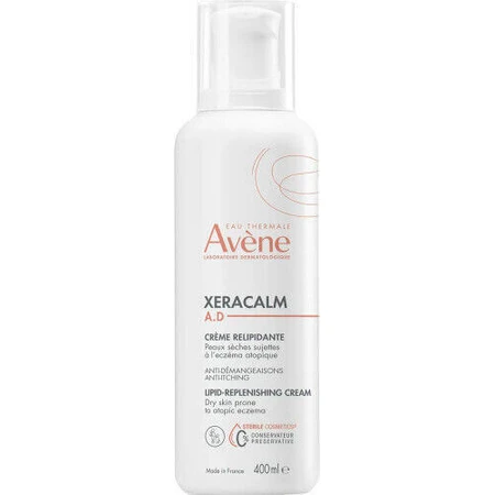 Eau Thermale Avène Xeracalm A.d Атопічна шкіра відновлюючий зволожуючий крем 400мл: ціни та характеристики