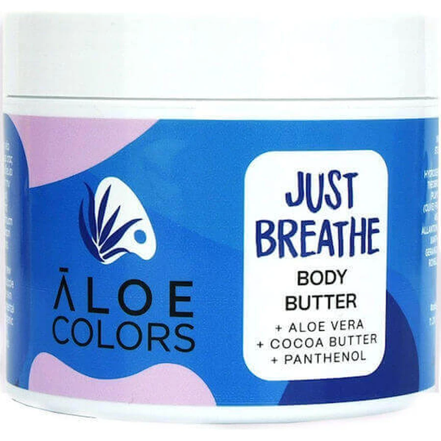 Aloe Colors Just Breathe Зволожуючий крем для тіла з алое вера для сухої/дуже сухої шкіри 200мл: ціни та характеристики
