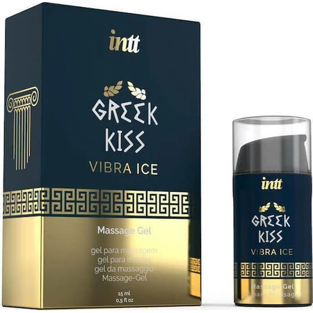 intt Greek Kiss Vibra Ice Massage Gel Анальний змащувальний гель 15мл: ціни та характеристики
