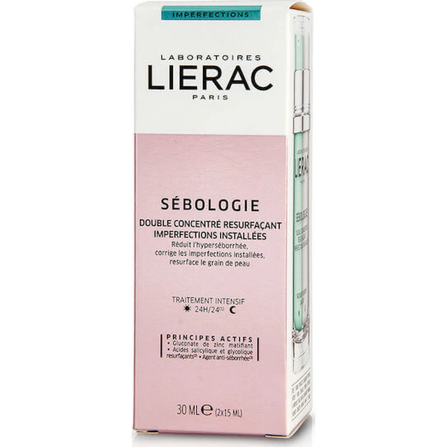 Lierac Sebologie Подвійний регулюючий гель для обличчя проти недосконалостей 30мл: ціни та характеристики