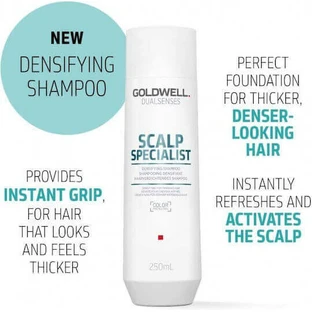 Goldwell Dualsenses Scalp Specialist ущільнюючий шампунь проти випадіння волосся для всіх типів волосся 250 мл