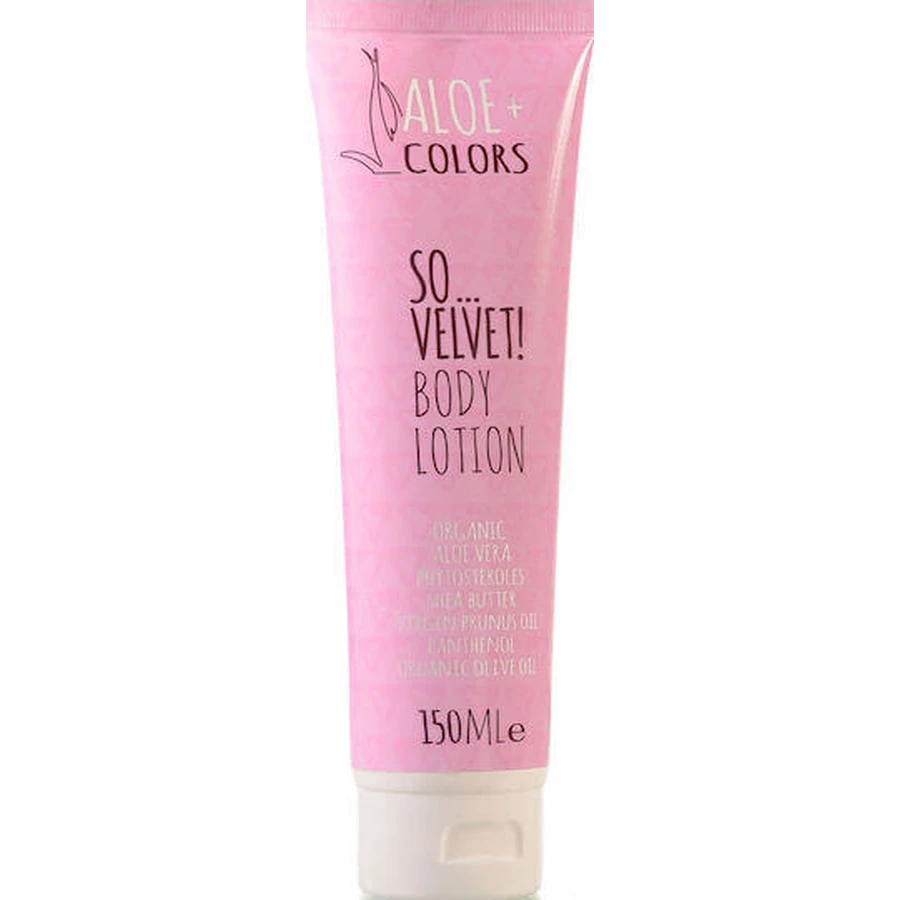 Aloe Colors So Velvet Увлажняющий восстанавливающий лосьон с алоэ вера и аромапудрой для чувствительной кожи 150 мл: цены и характеристики