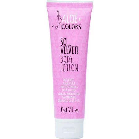 Aloe Colors So Velvet Увлажняющий восстанавливающий лосьон с алоэ вера и аромапудрой для чувствительной кожи 150 мл: цены и характеристики