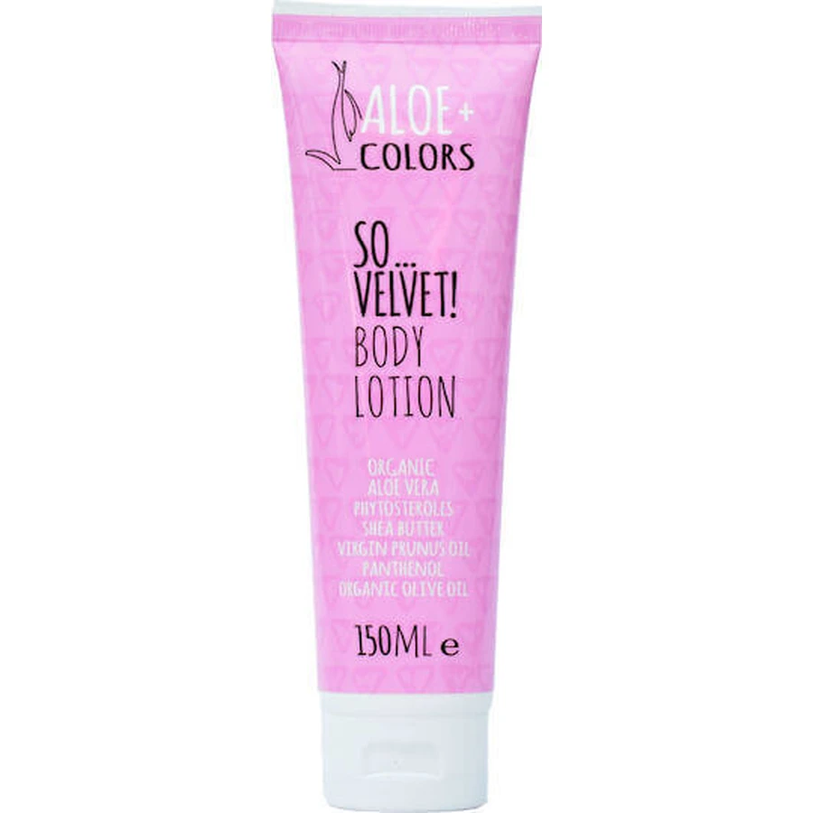 Aloe Colors So Velvet Увлажняющий восстанавливающий лосьон с алоэ вера и аромапудрой для чувствительной кожи 150 мл: цены и характеристики
