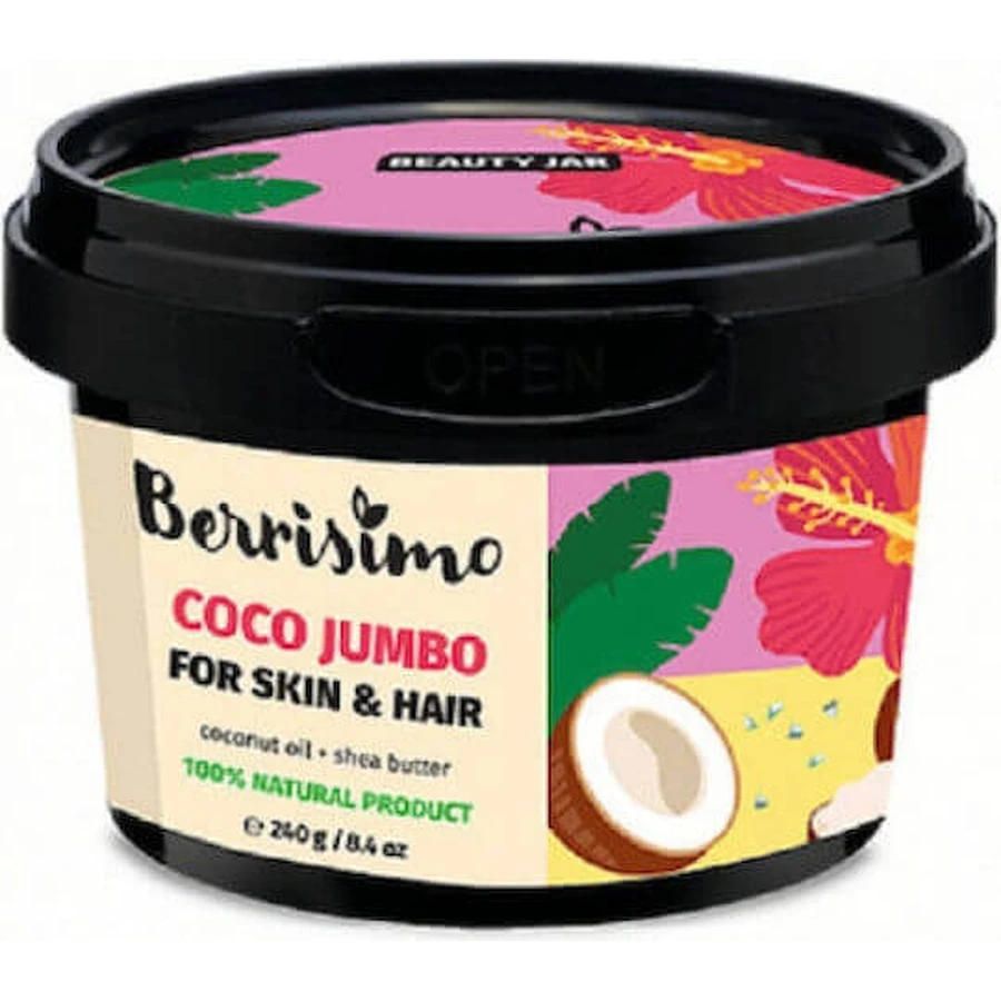 Beauty Jar Berrisimo Coco Jumbo Butter Body Moisturiser с ароматом кокоса 240 мл: цены и характеристики
