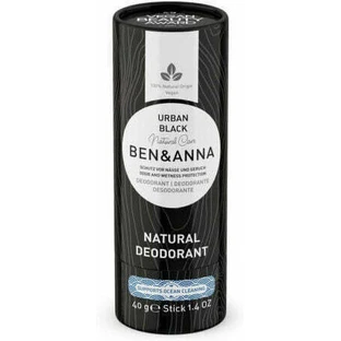 Ben & Anna Urban Black Deodorant Натуральный дезодорант Натуральный дезодорант-стик без алюминия 40гр