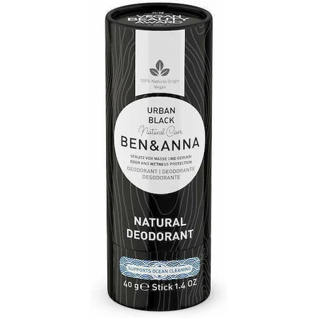Ben & Anna Urban Black Дезодорант Натуральний дезодорант Натуральний дезодорант-стік Aluminium Free 40гр: ціни та характеристики