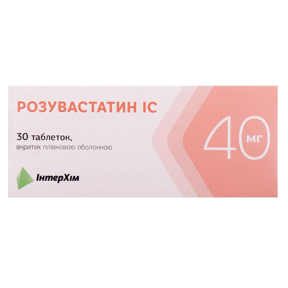 Розувастатин IC табл. п/плен. оболочкой 40 мг блистер №30: цены и характеристики