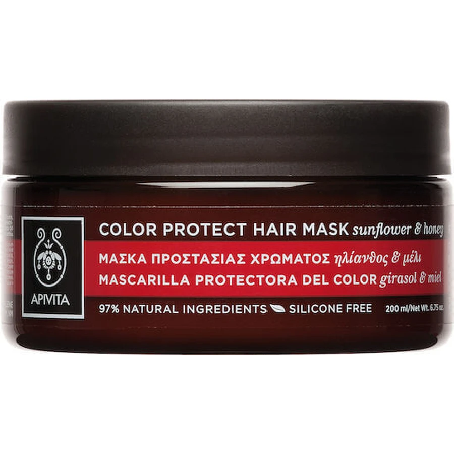 Apivita Color Protect Маска для волосся, що зберігає колір 200 мл: ціни та характеристики