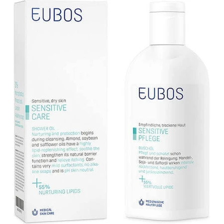 Eubos Sensitive Shower Oil F Body Lotion 200 мл: цены и характеристики