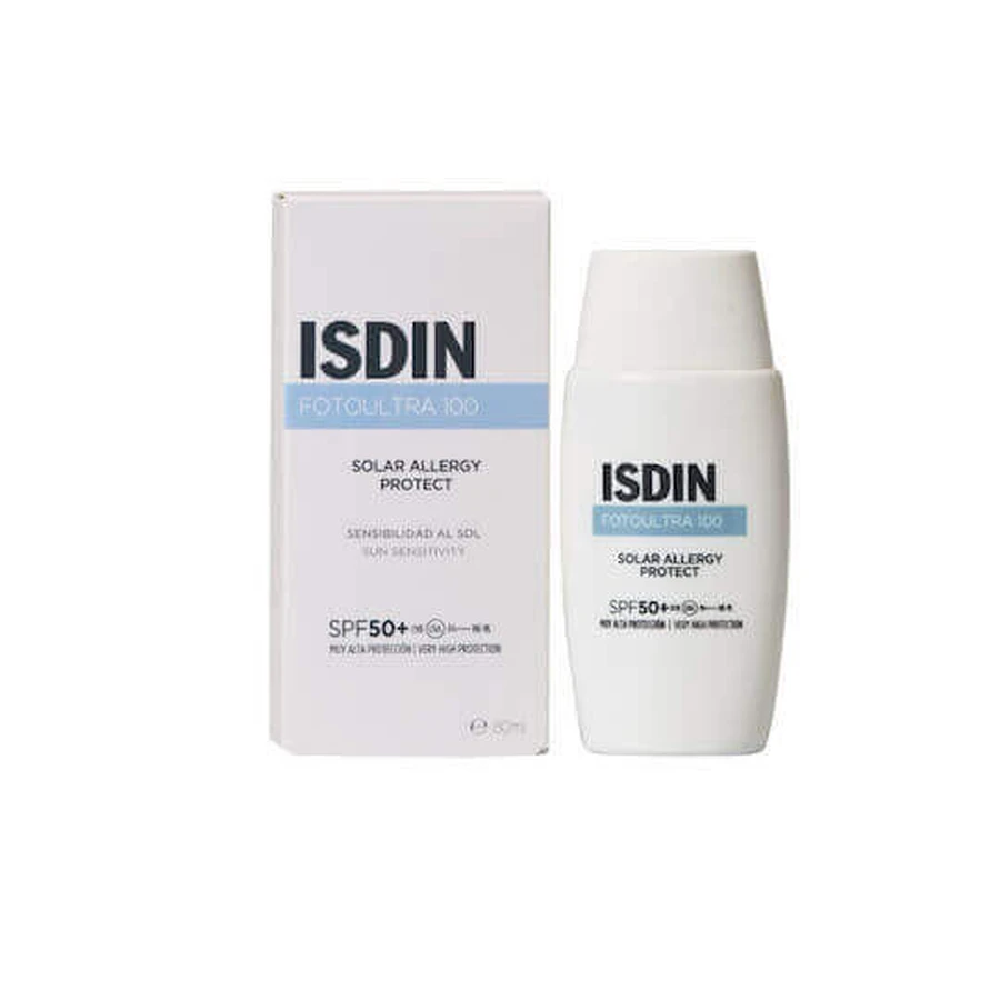 Isdin Fotoultra 100 Solar Allergy Protect Солнцезащитный крем для лица SPF50+ 50 мл: цены и характеристики