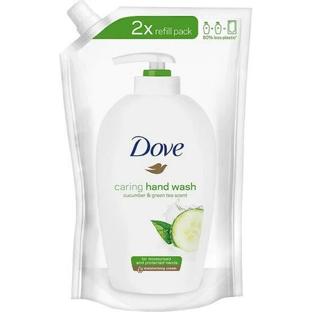 Dove Go Fresh Beauty Cucumber & Green Tea Refill Soap Cream 500 мл: цены и характеристики