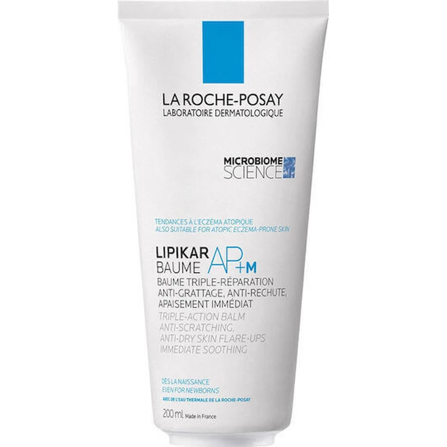 La Roche Posay Lipikar Baume AP+M Зволожуючий регенеруючий бальзам для атопічної шкіри 200мл: ціни та характеристики