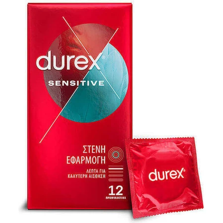 Durex Prefervative Sensitive Close Prefervative 12шт аплікація Durex Prefervative 12шт: ціни та характеристики