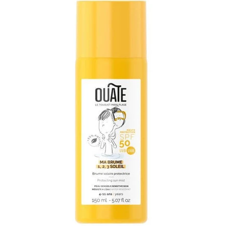 Ouate 1,2,3 Soleil Водостійкий дитячий сонцезахисний крем-спрей SPF50 150мл 1301018: ціни та характеристики