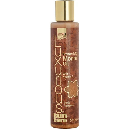 InterMed Luxurious SunCare Luxurious SunCare Bronze Gold Monoi бронзуюча олія для тіла 200мл: ціни та характеристики