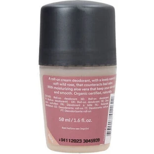Urtekram Cream Soft Wild Rose Deodorant Roll-On 50ml