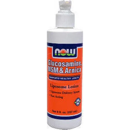 Now Foods Глюкозамін, МСМ та арніка Лосьйон від синців 237 мл: ціни та характеристики