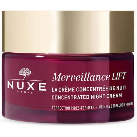 Nuxe Merveillance Expert Lift & Night Зволожуючий, омолоджуючий і тонізуючий нічний крем для обличчя з гіалуроновою кислотою 50 мл: ціни та характеристики
