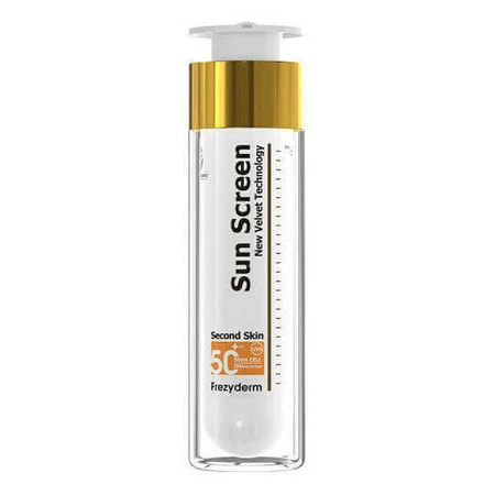 Frezyderm Sun Screen Velvet Крем для обличчя з сонцезахисним ефектом Waterproof SPF50+ 50 мл: ціни та характеристики