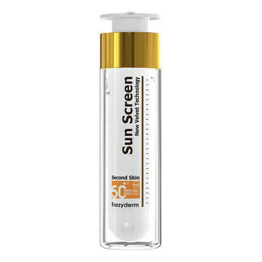 Frezyderm Sun Screen Velvet Крем для обличчя з сонцезахисним ефектом Waterproof SPF50+ 50 мл: ціни та характеристики
