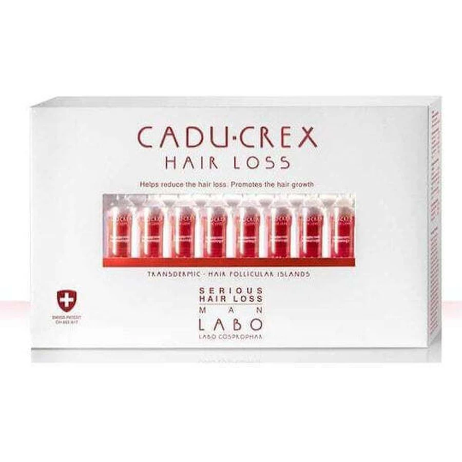 Labo Caducrex Hair ампула від випадіння волосся для чоловіків 20х3,5мл: ціни та характеристики