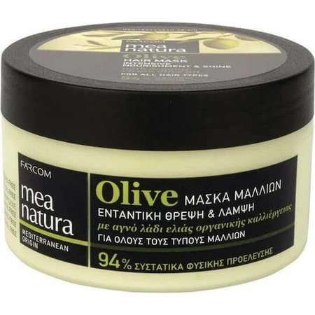Маска для волосся Farcom Mea Mea Natura Olive Shine Shine Shine 250 мл: ціни та характеристики