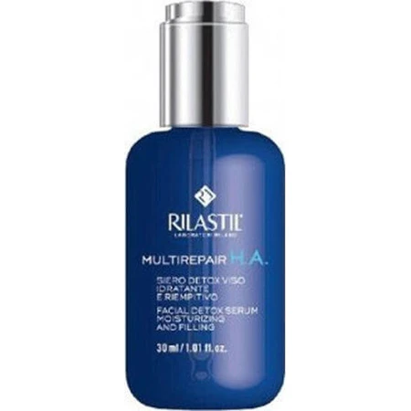 Rilastil Multi Repair H.A Facial Detox Serum Антивікова сироватка для обличчя з гіалуроновою кислотою 30мл: ціни та характеристики