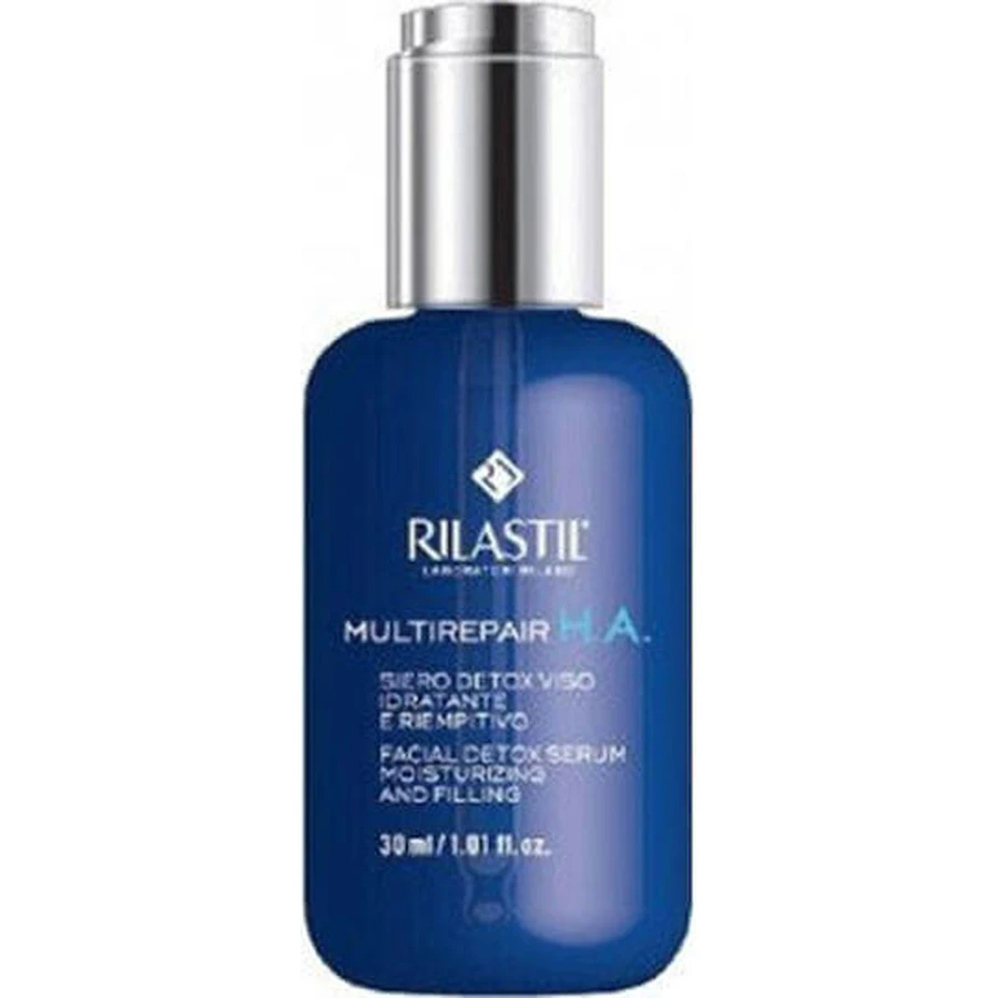 Rilastil Multi Repair H.A Facial Detox Serum Антивікова сироватка для обличчя з гіалуроновою кислотою 30мл: ціни та характеристики