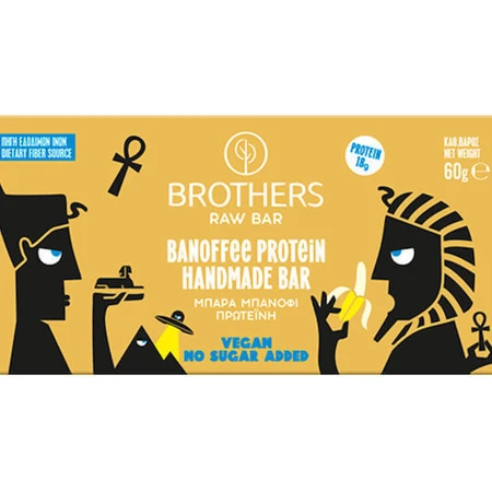 Brothers Healthy Food Сыроедение 47% белка и вкус Баноффи 60гр: цены и характеристики