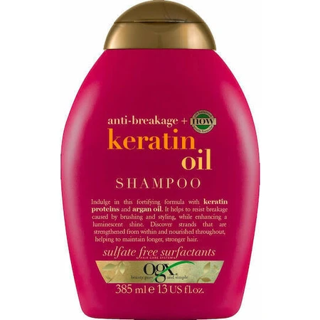 Шампунь от выпадения волос OGX Strength & Length + Keratin Oil для ломких волос 385 мл: цены и характеристики