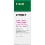 Dr. Jart+ Cicapair Tiger Grass Camo Drops Успокаивающая и увлажняющая сыворотка для лица SPF35 с центеллой азиатской против сияния и акне 30 мл: цены и характеристики