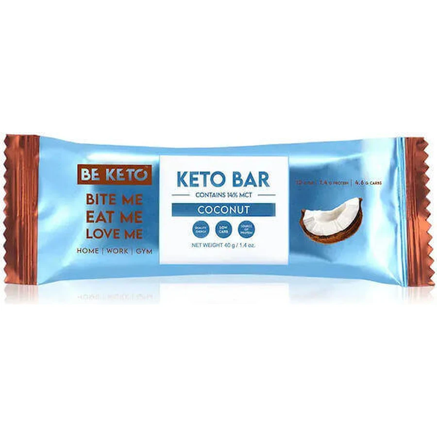 BeKeto Keto Bar Bar с 7,4 гр. белка и кокосовым вкусом 40 гр.: цены и характеристики