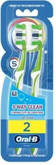 Зубна щітка Oral-B Complete 5 Way Clean 40 1+1 Medium Fuchsia - Blue 2шт 2шт 2шт