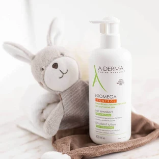 A-Derma Exomega Exomega Control Emollient Lotion Увлажняющий регенерирующий кондиционер для атопичной кожи 400 мл