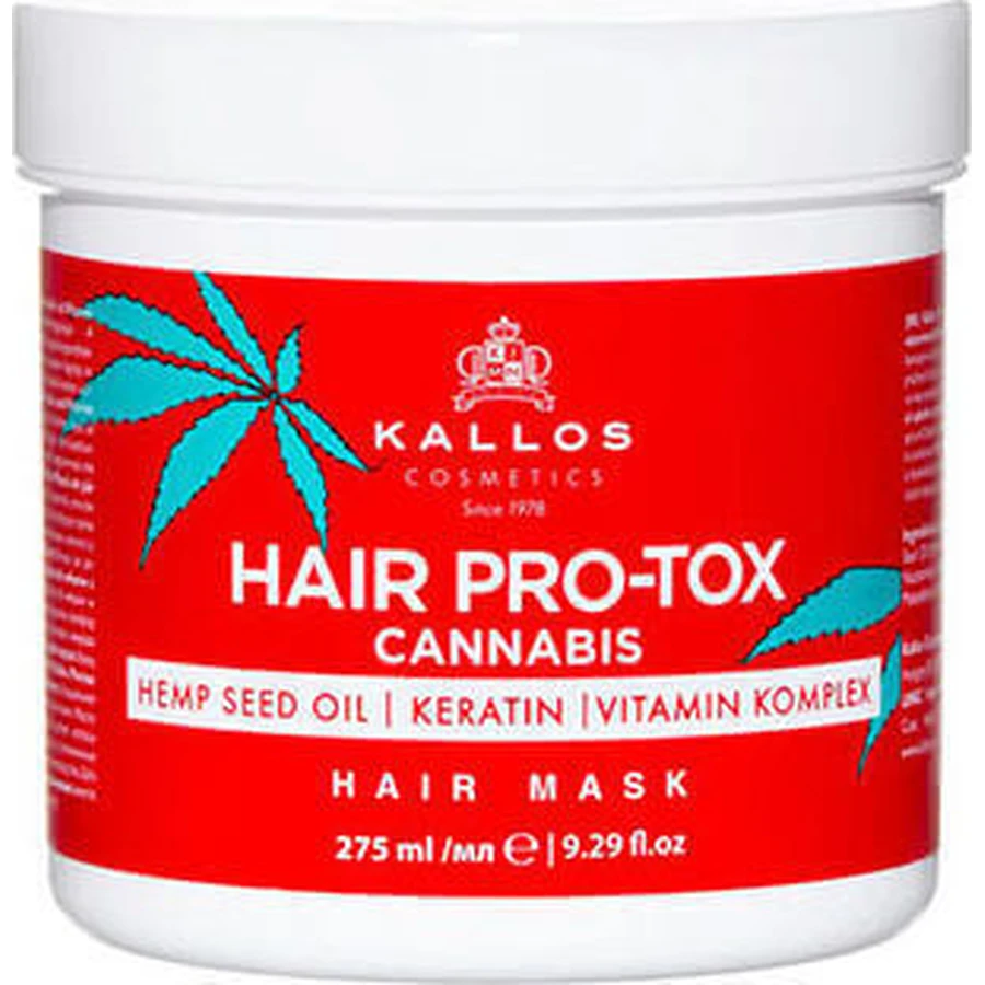 Маска для волосся Kallos Pro-tox Cannabis Pro-tox Cannabis Shine Shine Shine 275мл: ціни та характеристики