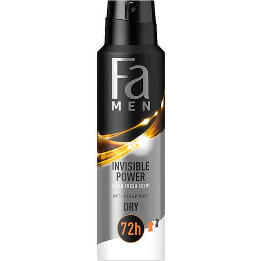 Дезодорант-спрей Fa Men Invisible Power Deodorant 72h Дезодорант-спрей 150мл: ціни та характеристики