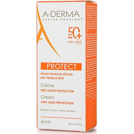 A-Derma Protect Cream Солнцезащитный крем для лица SPF50 40 мл: цены и характеристики