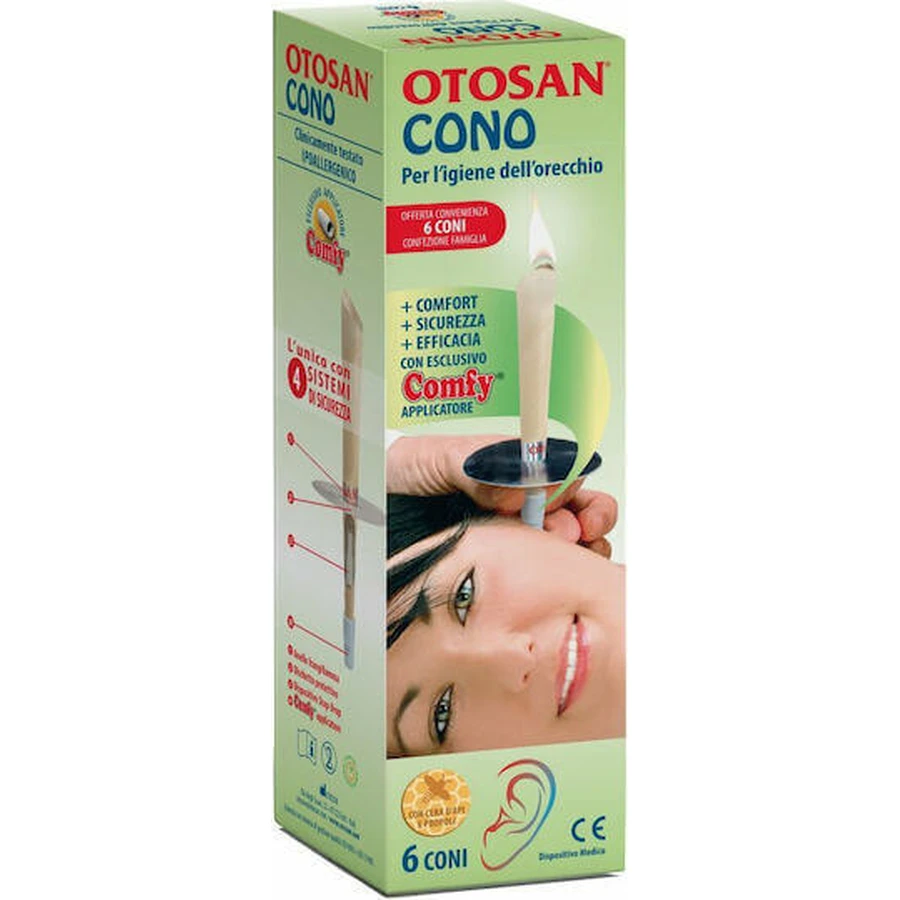 Otosan Comfy Ear Cavity Cleansing Cone для чистки ушей 6шт: цены и характеристики