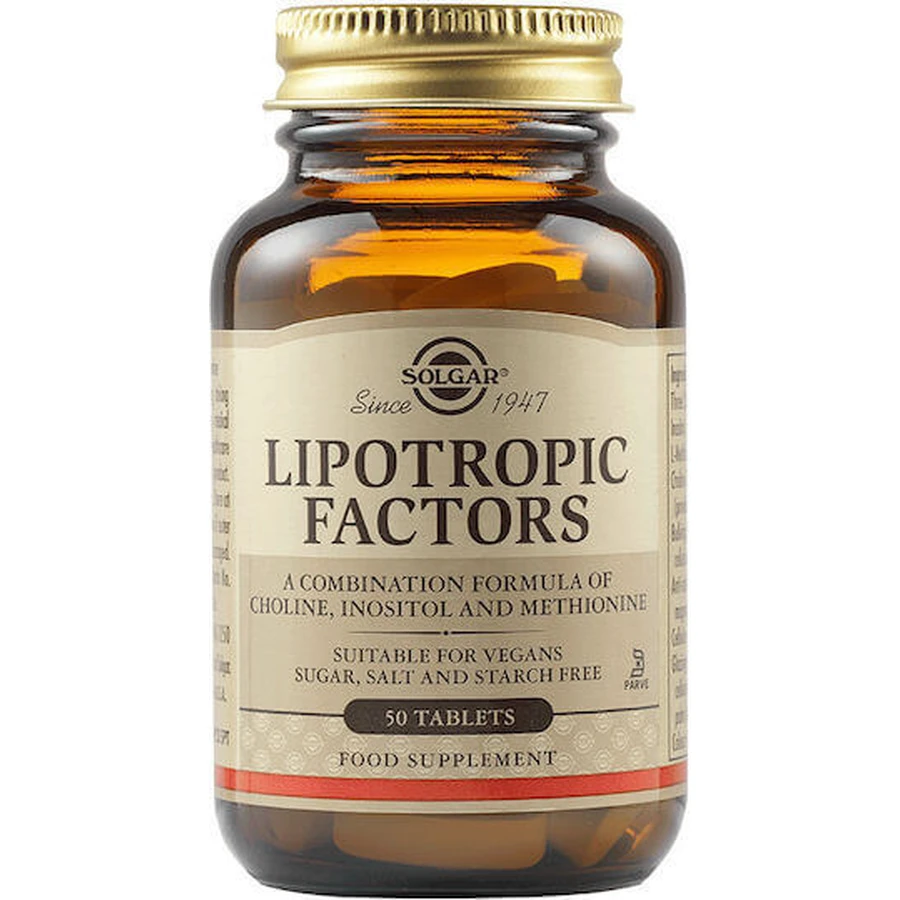 Solgar Lipotropic Factors with Flavour Unflavoured 50 tabs: цены и характеристики