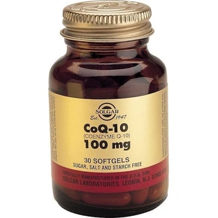 Solgar Vegetarian CoQ-10 Gluten Free 100mg 30 softgels